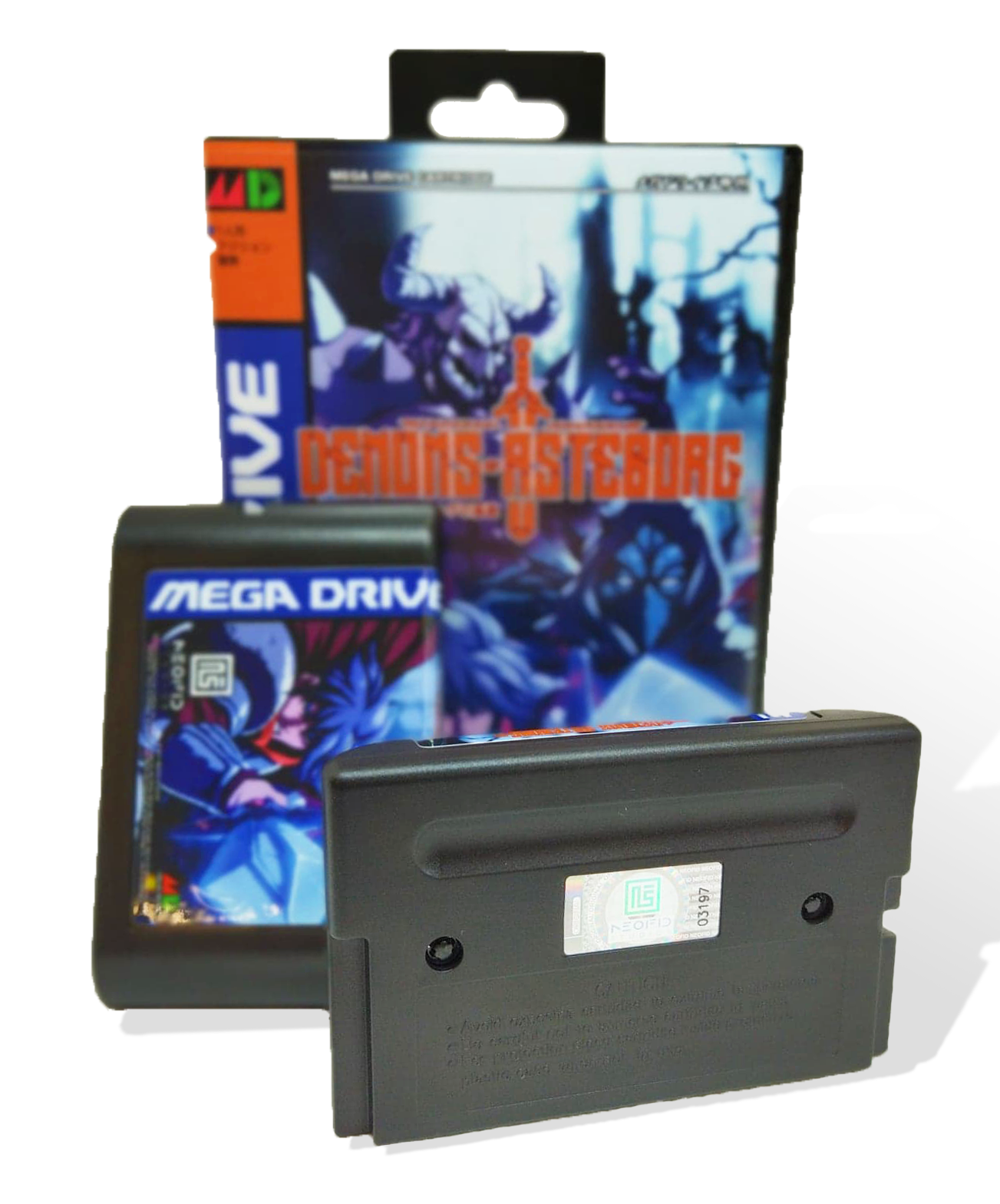 jeu demon of asteborg hologramme dos